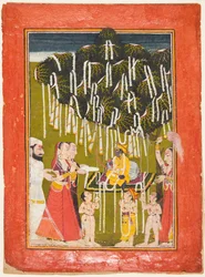 Culte de la fertilité de Krishna, vers 1720-25
