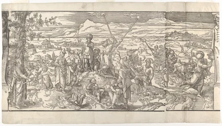 Fête de la nouvelle lune du frise Ces Moeurs et fachons de faire de Turcz Customs..., 1553