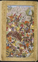 Première Bataille de Panipat, Miniature du Baburnama