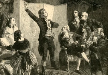 Premier chant de la Marseillaise par Rouget De Lisle, 1792, 1890
