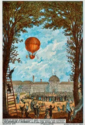 Premier voyage aérien par Charles et Robert, Paris, France, 1783