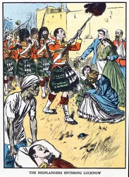 Premier secours de Lucknow, Mutinerie indienne, 25 septembre 1857