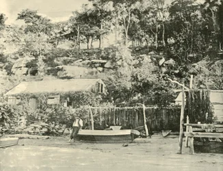 Cabane de pêcheur, Côme, 1901