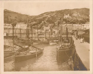 Bateaux de pêche - Polperro, 1927