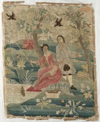 Dame de pêche, 1700s