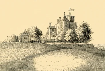 Flamsteed House depuis Hollars Long View, vers 1878