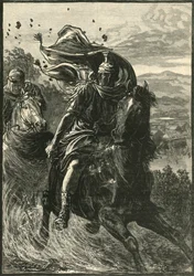 Fuite de Pompée du champ de bataille de Pharsale, 1890