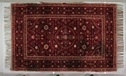 Tapis de sol avec motif de médaillon, 1650-1700