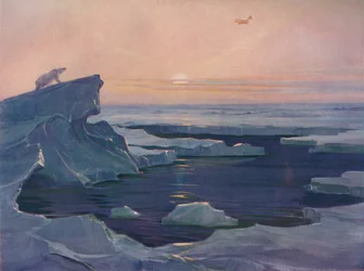 Survol des déserts polaires, 1927