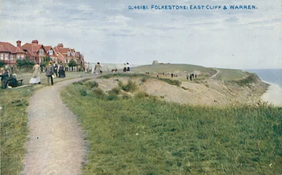 Folkestone : East Cliff & Warren, fin 19e-début 20e siècle
