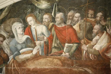 Mort de Marie (détail), Fontevraud, France