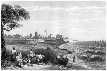Fort George, Madras, Inde, vers 1860