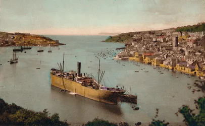 Fowey depuis Hall Walk