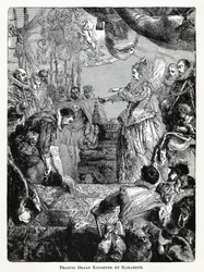 Francis Drake adoubé par Elizabeth, 1882