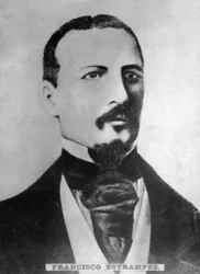 Francisco Estrampes 1827-1855, enseignant et journaliste cubain, vers 1910