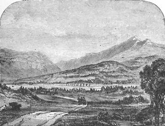 Montagnes Franconia, depuis Thornton, 1883