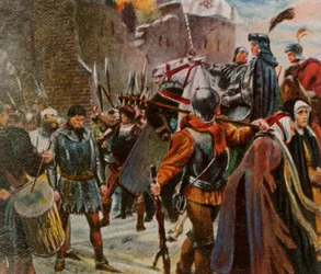 Frédéric Ier, margrave de Brandebourg, abat les Quitzows, 1414