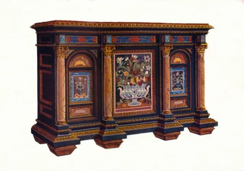 Cabinet français de design architectural, vers 1792, 1905