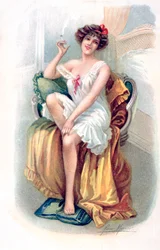 Carte postale française, c. 1900