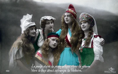 Carte postale française de la Première Guerre mondiale, 1914-1918