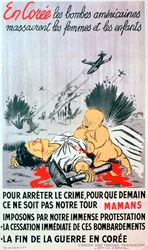 Affiche française contre la guerre de Corée, 1950