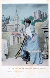 Carte postale française, vers 1900
