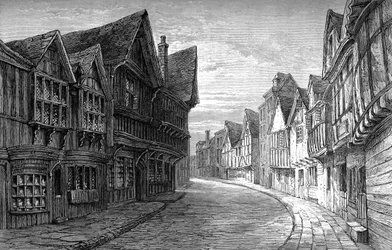 Rue des Frères, Worcester, 1893