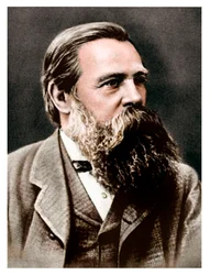 Friedrich Engels, socialiste allemand et collaborateur et soutien de Karl Marx, 1879