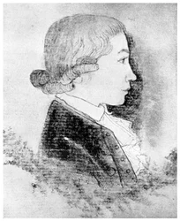 Friedrich Hölderlin, poète allemand, 19e siècle 1956