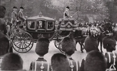 Procession funéraire du roi Édouard VII, Londres, 20 mai 1910