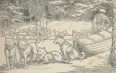 Trappeurs de fourrures, 1924