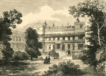 Façade du jardin de Northumberland House, 1881