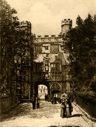 Porte du Trinity College, Cambridge, 1898