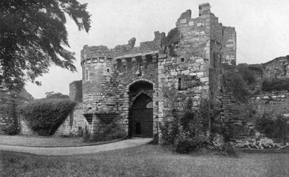 Porte du château de Beaumaris, Anglesey, Pays de Galles, 1924-1926