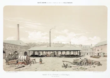 Stockage de charbon, Saint-Léonard, Liège, Belgique