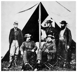 Quartier général du général McClellan, Antietam, Maryland, Guerre civile américaine, 1861-1862