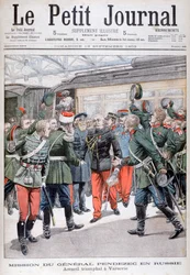 Mission diplomatique du général Pendezec en Russie