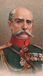 Général Platon Lechitsky 1856-1921, commandant russe pendant la Première Guerre mondiale, 1917