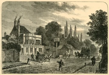 Vue générale de Old Kentish Town, 1820, vers 1876