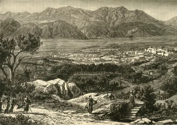 Vue générale de Sparte, restaurée