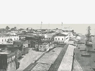 Vue Générale de la Capitale, Zanzibar, 1895