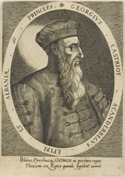 George Castriot 1405-1468, connu sous le nom de Skanderbeg, vers 1620