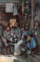 Prisonniers allemands à Souville, Verdun, France, 26 mars 1916, 1926