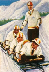 Allemagne II, équipe allemande de bobsleigh, 1928