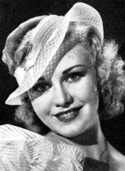 Ginger Rogers, actrice américaine, 1934-1935