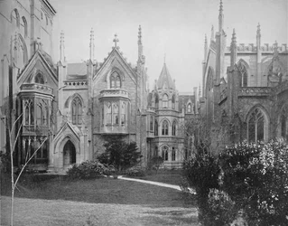 Église Grace et presbytère, New York, vers 1897