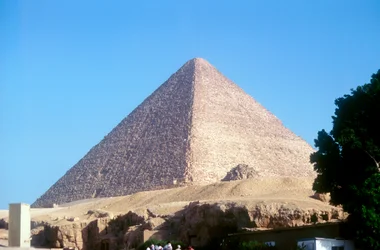 Grande Pyramide de Khéops à Gizeh, Égypte, 4ème dynastie, Ancien Empire