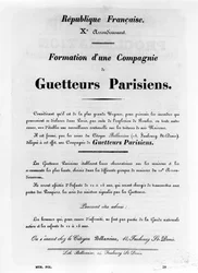 Guetteurs parisiens, des affiches politiques françaises de la Commune de Paris, mai 1871