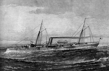 Canonnière torpilleuse HM Rattlesnake, 1887