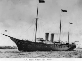 Yacht H M Victoria and Albert, 1900